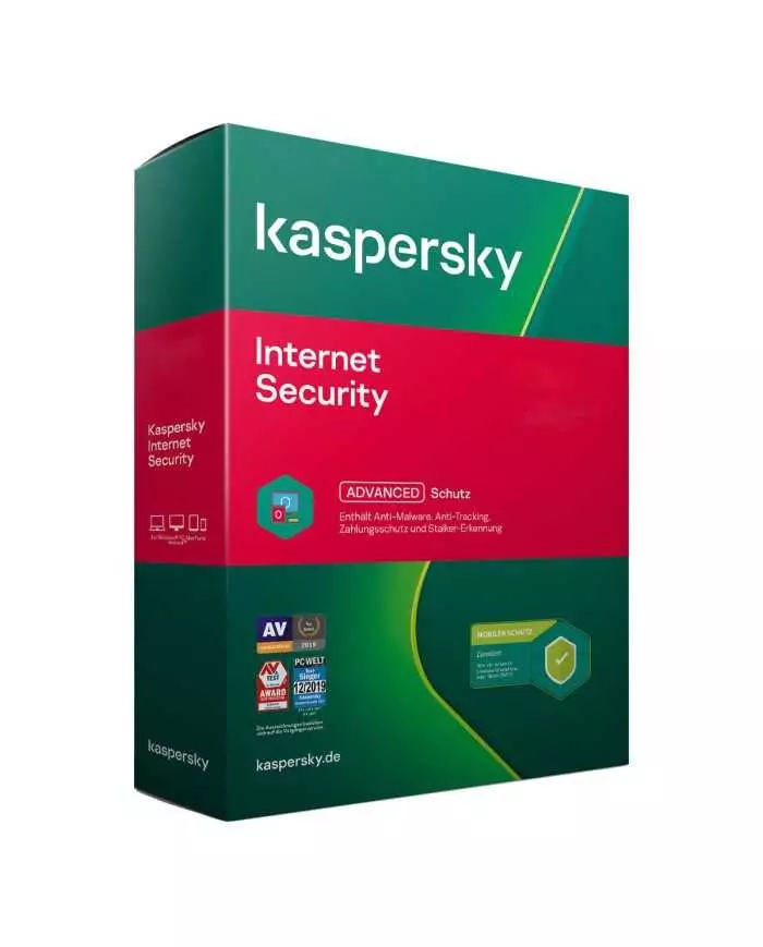 Kaspersky Internet Security 2021 PC/MAC/Android 1 Gerät 1 Jahr