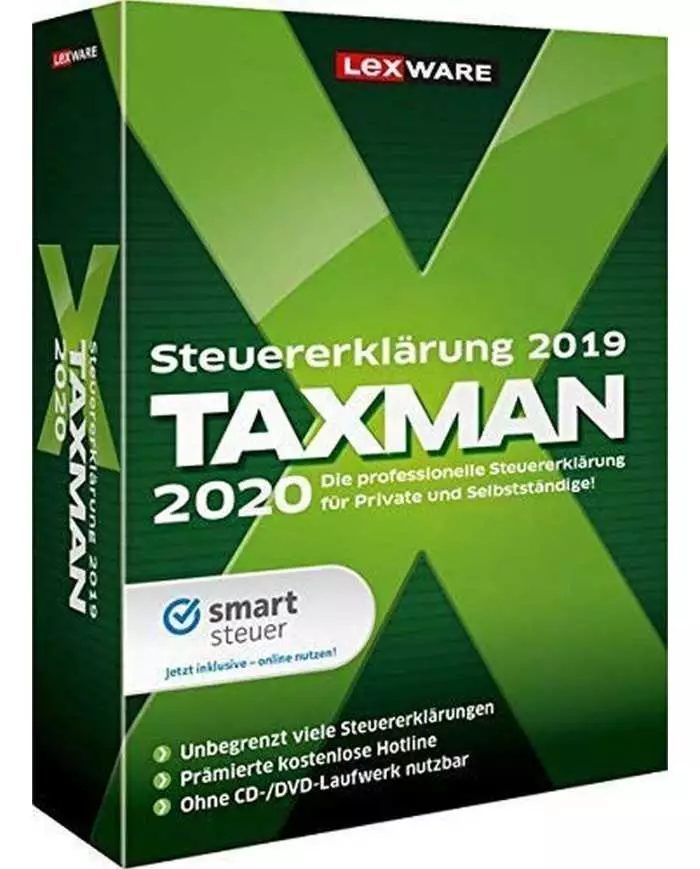 Lexware TAXMAN 2020 für das Steuerjahr 2019