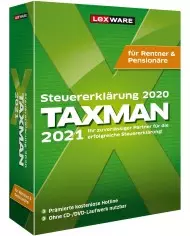 Lexware TAXMAN 2021 für Rentner und Pensionäre | Windows