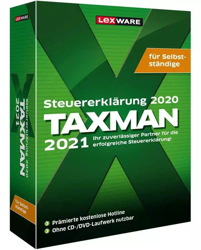 Lexware TAXMAN 2021 für Selbstständige | Download