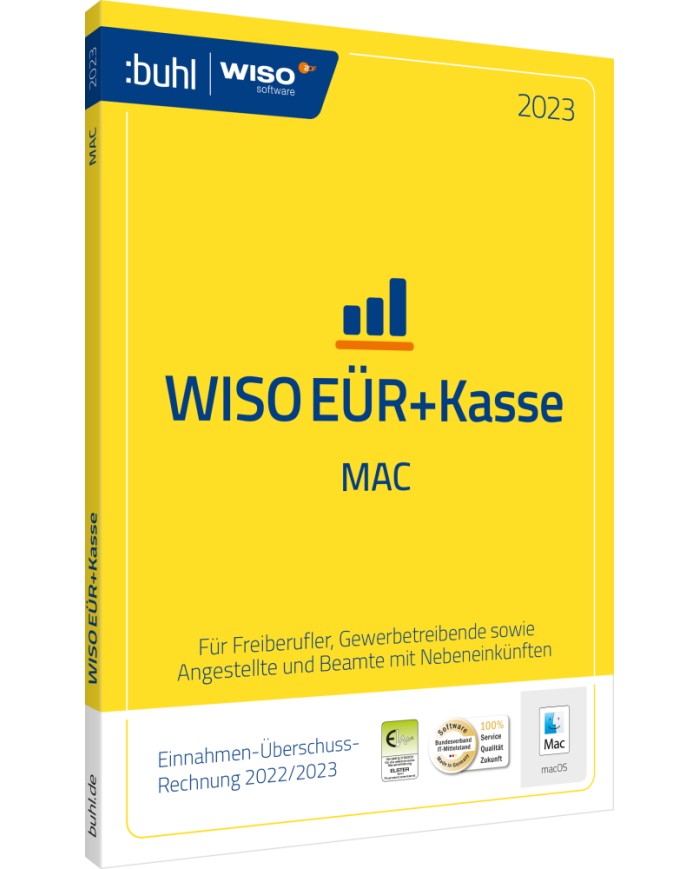 WISO EÜR & Kasse:Mac 2023