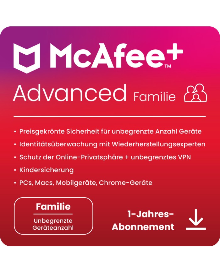 McAfee+ Advanced Family Security