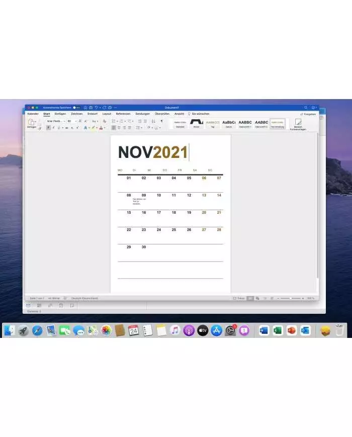 Microsoft Word 2021 MAC